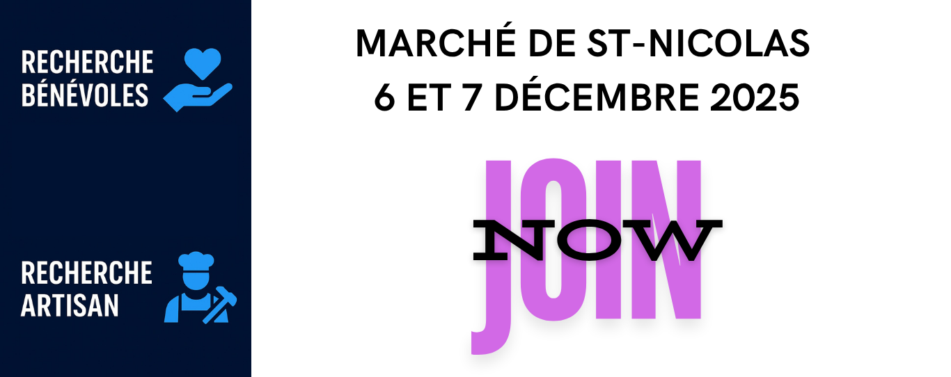 Marché de St-Nicolas : Rejoins-nous!
